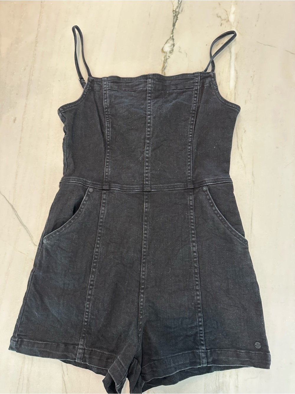 Volcom Black Casual Top with Logo Tag